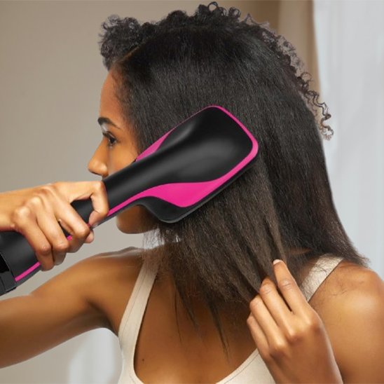 Brosse chauffante 