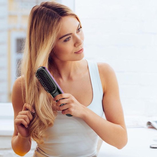 Brosse chauffante 