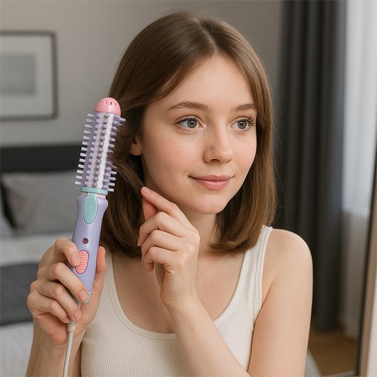 Brosse chauffante 