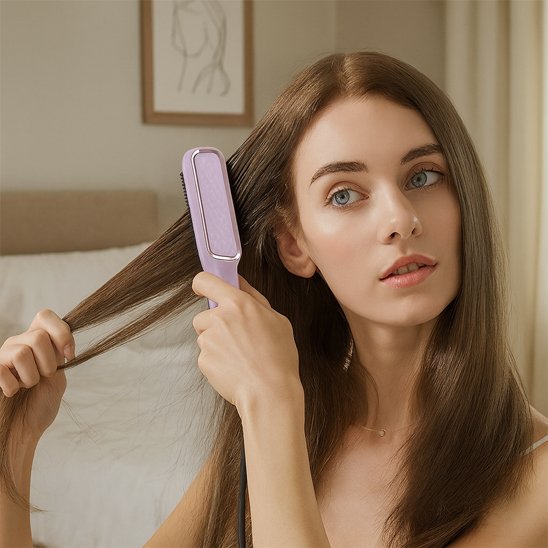 Brosse chauffante 